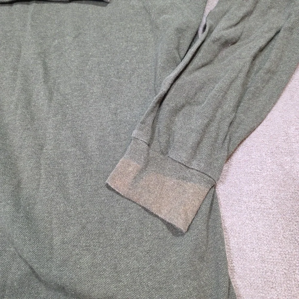 Vintage Polo Ralph Lauren Shirt Mens Large‎ Green Purple Pony Logo Long Sleeve